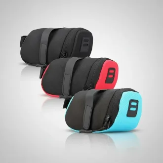 Bolso para bicicleta portaherramientas bajo asiento - Celeste o rojo