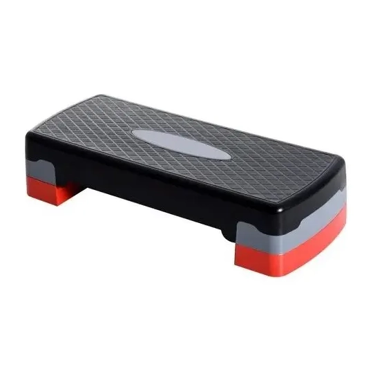 Banco Step Aerobico + Mancuernas Forradas + Banda Pilates (4)