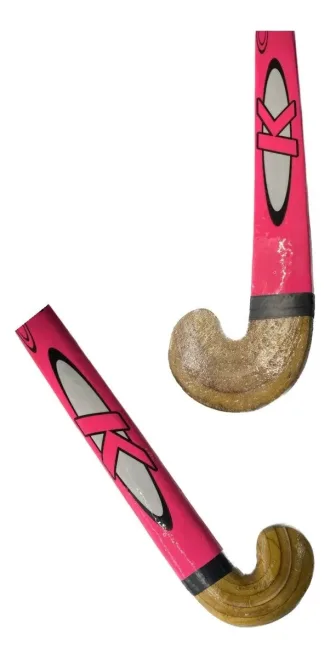 Palo De Hockey Madera Reforzada más Funda - Con Fibra