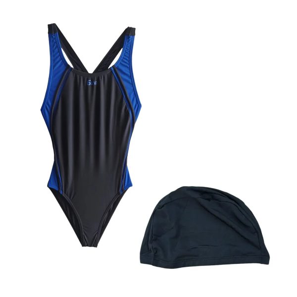 Malla Natacion Piscina Dama Geno Anti Cloro + Gorra (3)