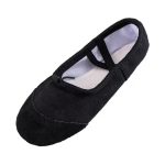 Zapatilla De Ballet Lona Negro (1)
