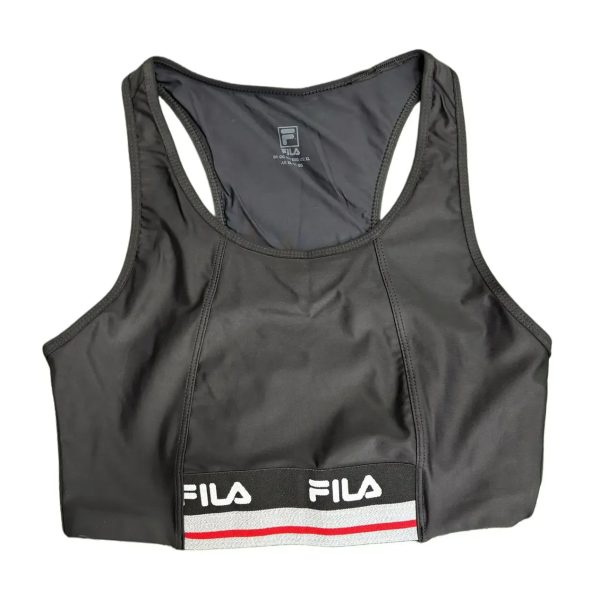 Top Deportivo Fila Doble Elastico Negro (5)