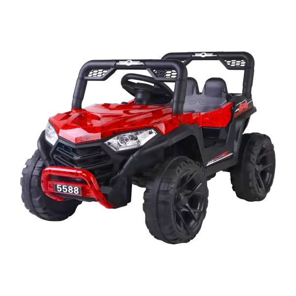 Auto Jeep A Bateria Con Musica Y Control Para Niño (5)