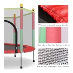 Cama Elastica 1.40m Trampolín Con Red Proteccion (1)