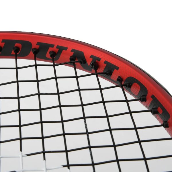 Raqueta de tenis Dunlop cx team - Cx Team 275 negrorojo grip G2 (2)