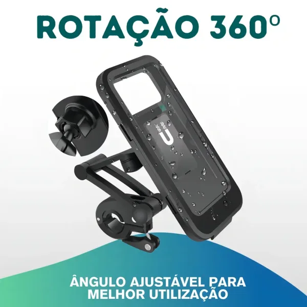 Soporte Articulado P Celular Impermeable 360° Moto Bicicleta (1)