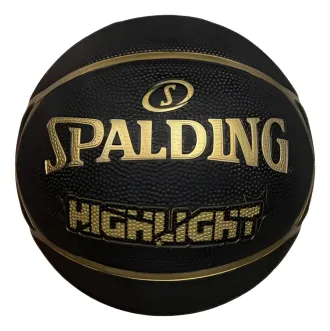 Pelota De Basket Spalding Highlight Negra N°7