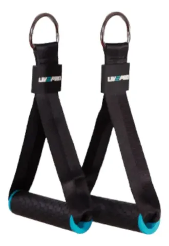 Agarre Doble Para Polea Livepro Handle Pro Para Ejercicios