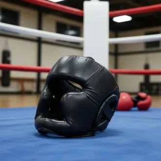 Cabezal Protector Boxeo Excelente Con Velcro Pomulos Pera
