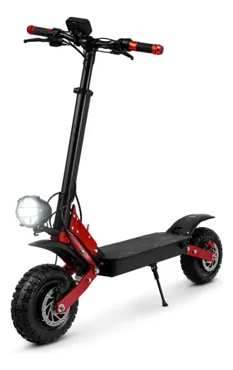 Monopatin Electrico Plegable Raptor 11 1600w + Casco Negro