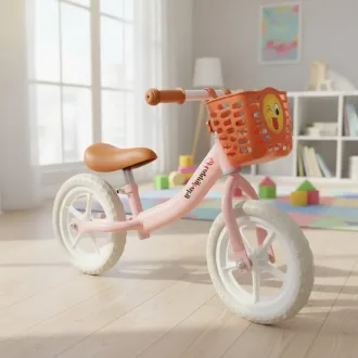 Bicicleta Sin Pedales Con Canasto Chivita