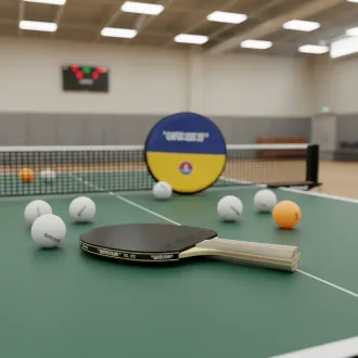 Paleta De Ping Pong Tenis De Mesa 1 Estrella Profesional