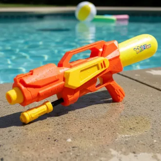Pistola Lanzador De Agua C Cargador Water Gun